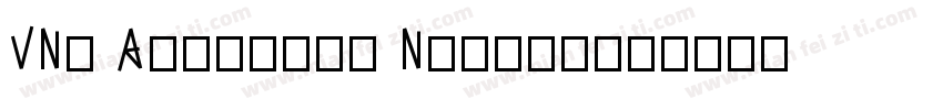 VNl Algerian Normal字体转换